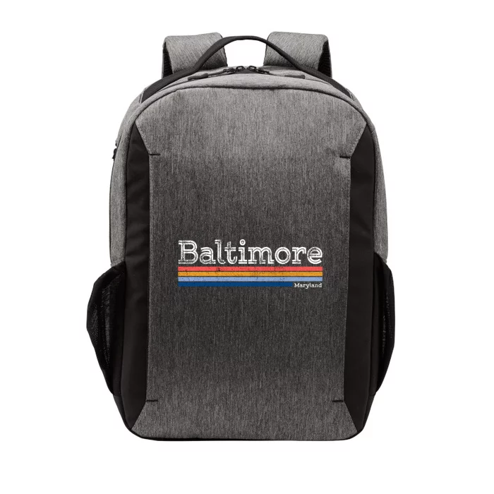 Retro Baltimore Maryland Vector Backpack