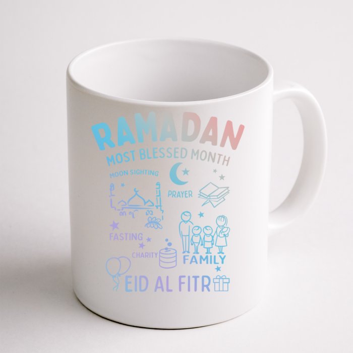 Ramadan Blessed Month Muslim Islamic Eid Al Fitr Gift Front & Back Coffee Mug