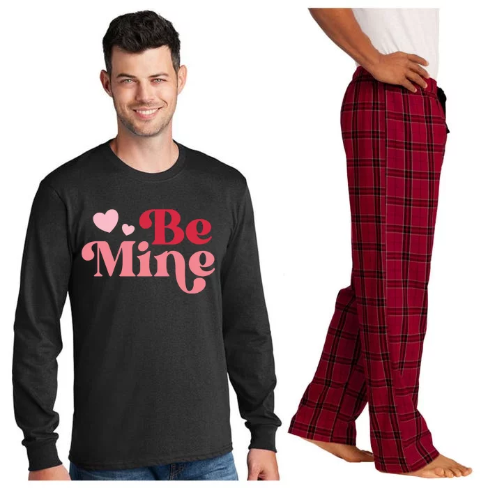 Romantic Be Mine Love Heart Long Sleeve Pajama Set