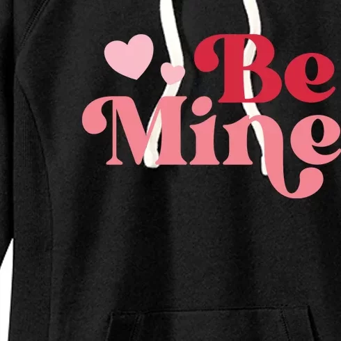 Romantic Be Mine Love Heart Women's Fleece Hoodie