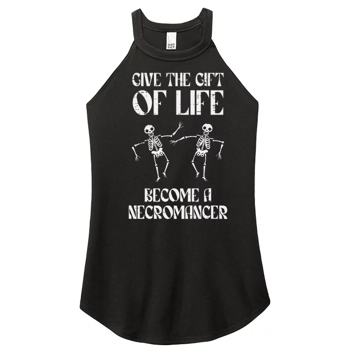 Rpg Become Necromancer Funny Gamer Women’s Perfect Tri Rocker Tank