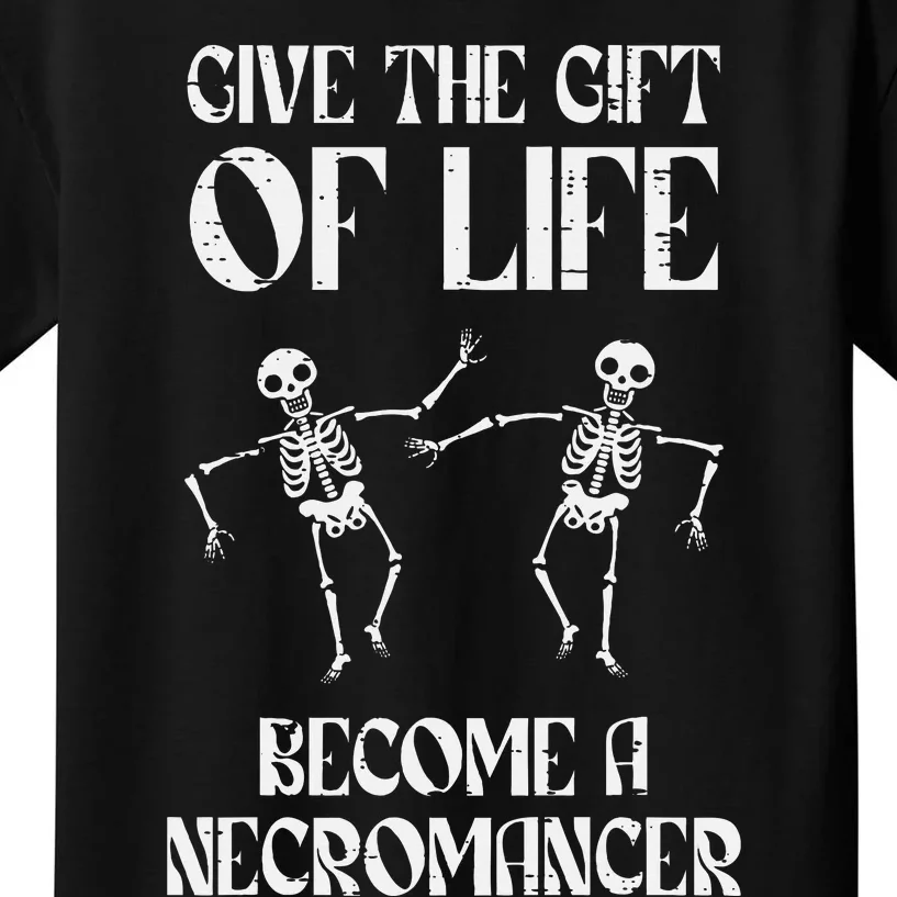 Rpg Become Necromancer Funny Gamer Kids T-Shirt