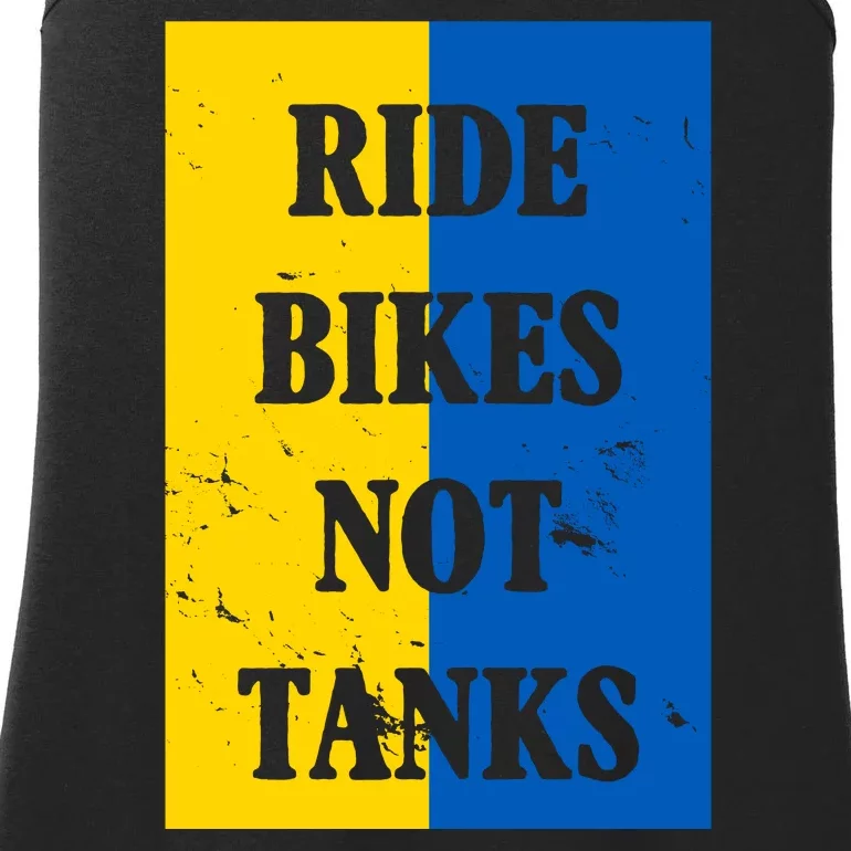 Ride Bikes Not Tanks Ukraine Ladies Essential Tank