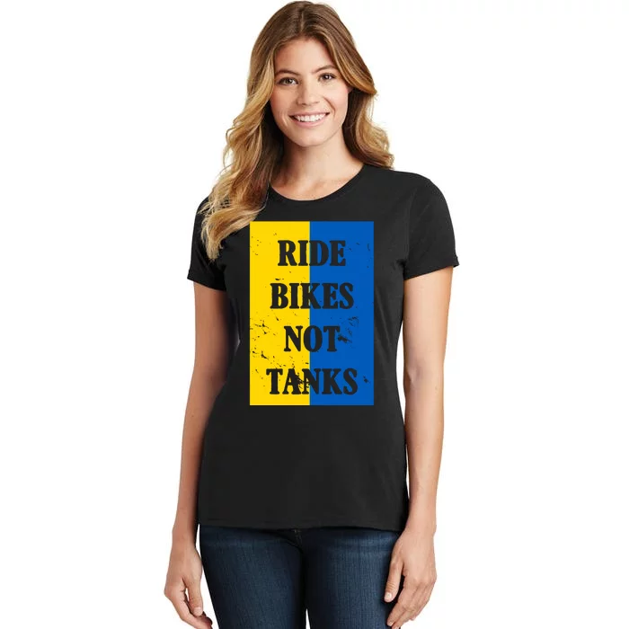 Ride Bikes Not Tanks Ukraine Women's T-Shirt