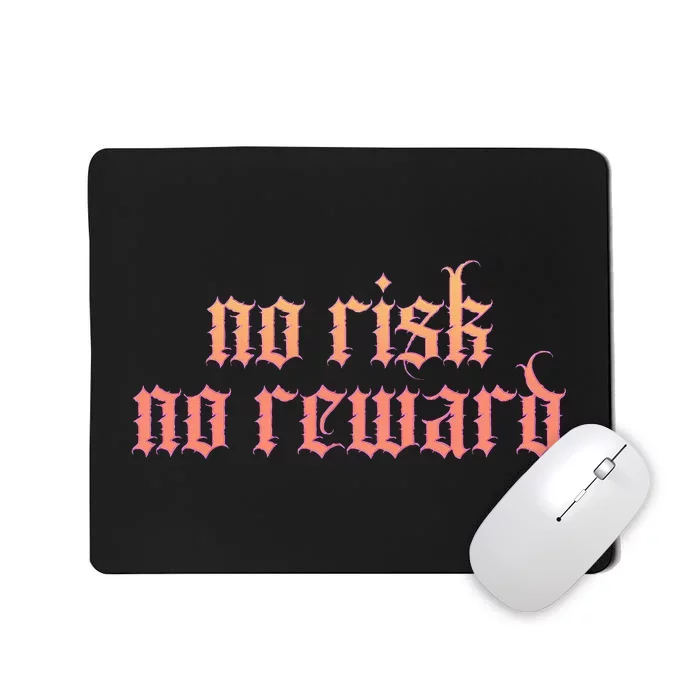 Retro Bootleg No Risk No Reward Mousepad