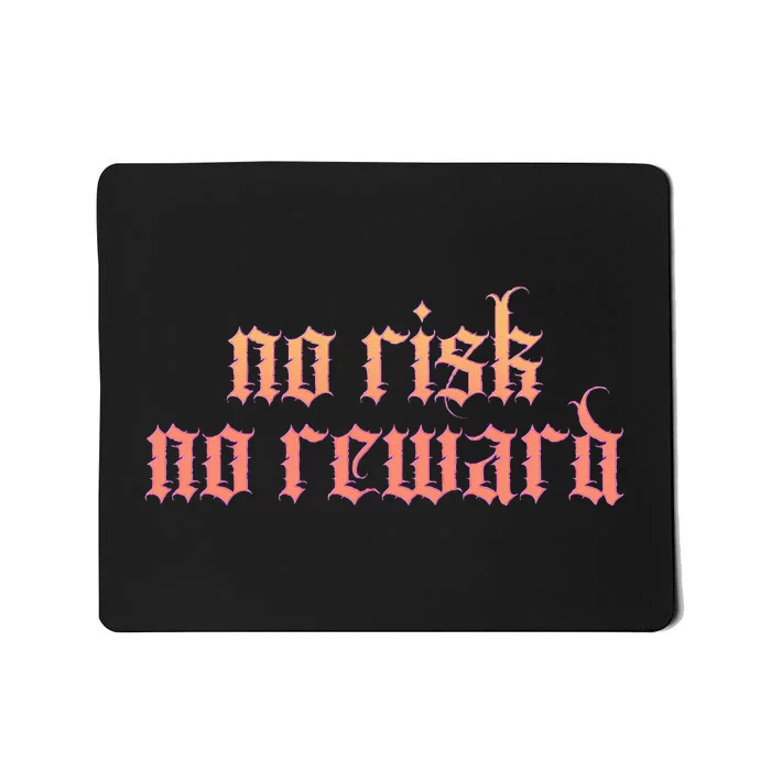 Retro Bootleg No Risk No Reward Mousepad