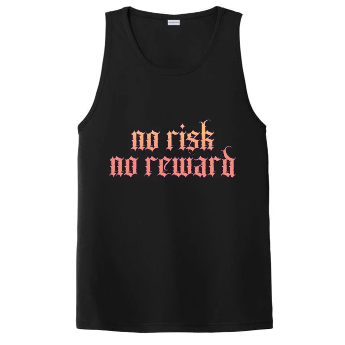 Retro Bootleg No Risk No Reward Performance Tank