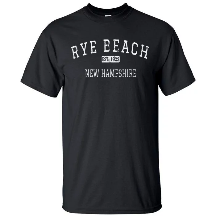 Rye Beach New Hampshire Nh Vintage Tall T-Shirt