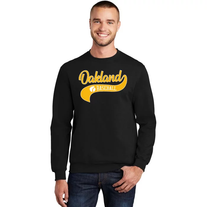 Retro Baseball Oakland Vintage Swoosh Tall Sweatshirt