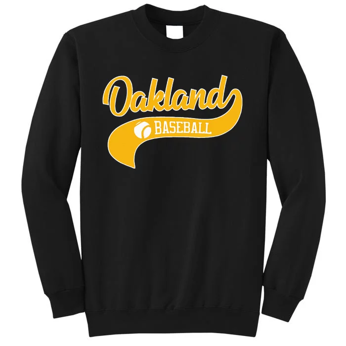 Retro Baseball Oakland Vintage Swoosh Tall Sweatshirt