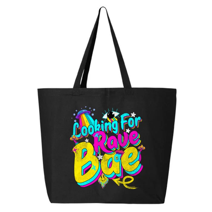 Rave Bae Outfit Trippy Vintage Tops Looking For Rave Bae 25L Jumbo Tote