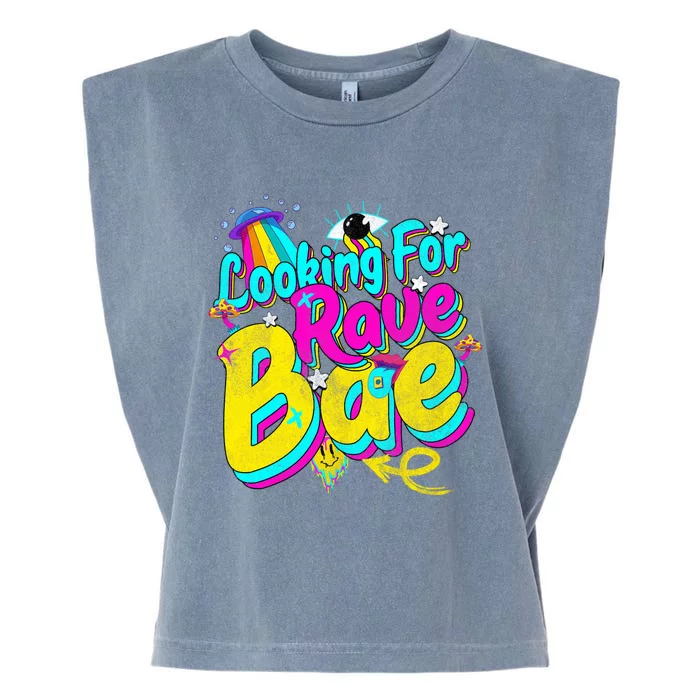 Rave Bae Outfit Trippy Vintage Tops Looking For Rave Bae Garment-Dyed Women's Muscle Tee