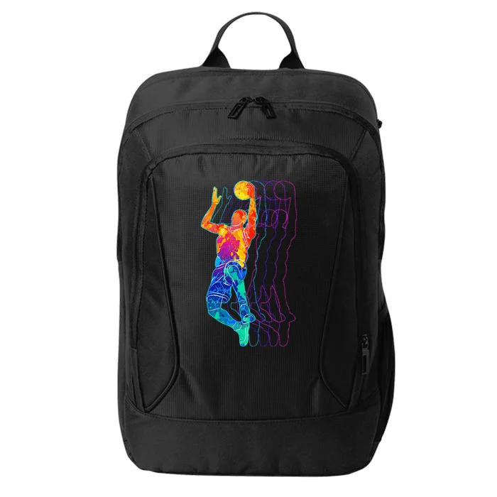 Retro Basketball Player Gift City Backpack