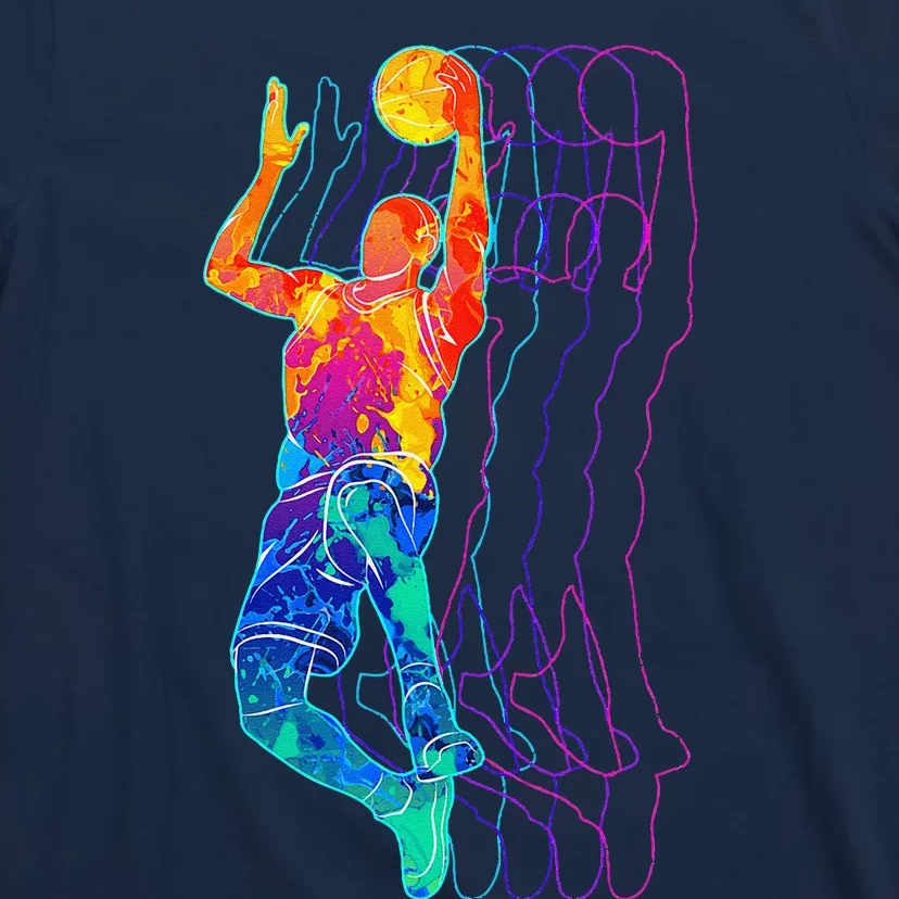 Retro Basketball Player Gift T-Shirt