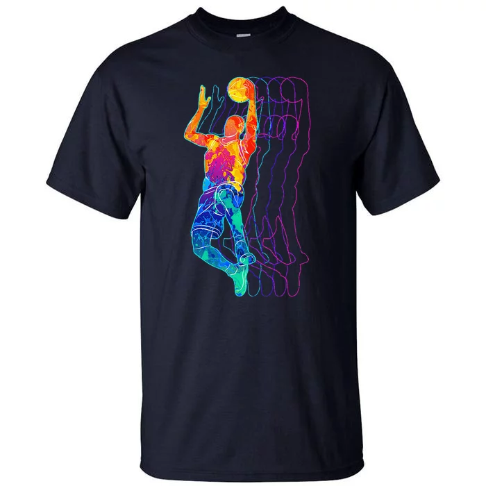 Retro Basketball Player Gift Tall T-Shirt