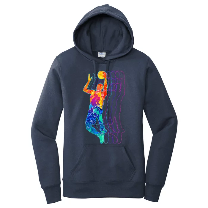 Retro Basketball Player Gift Women's Pullover Hoodie