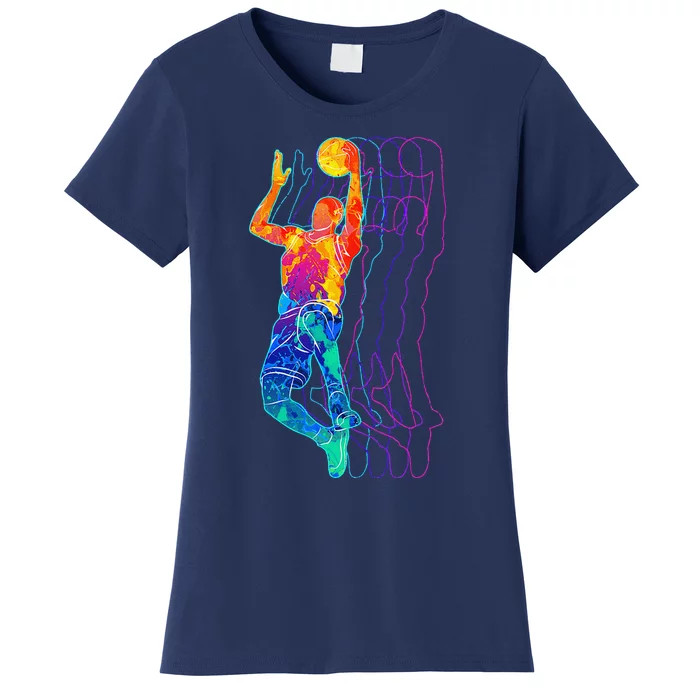 Retro Basketball Player Gift Women's T-Shirt