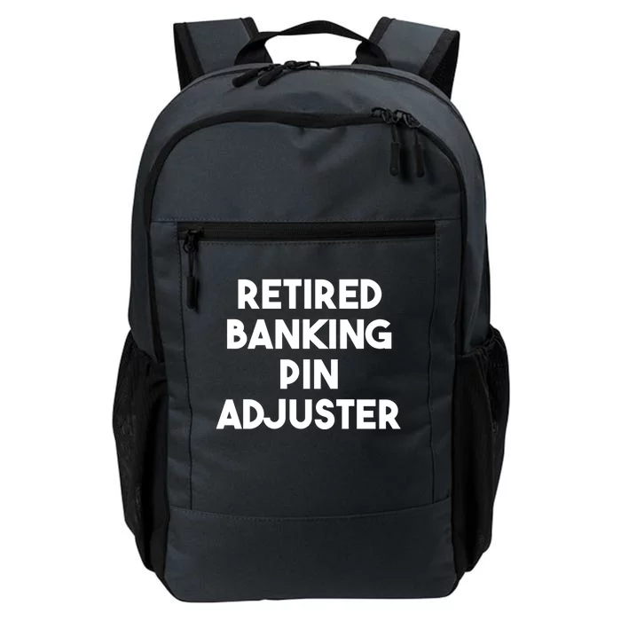 Retired Banking Pin Adjuster Gift Daily Commute Backpack