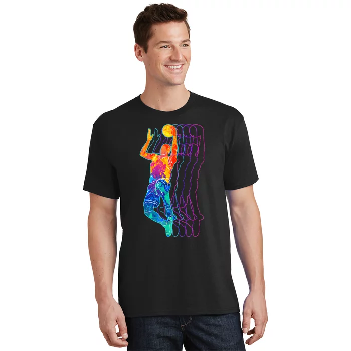 Retro Basketball Player Gift T-Shirt