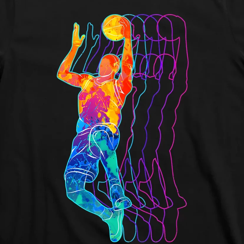 Retro Basketball Player Gift T-Shirt