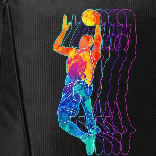 Retro Basketball Player Gift City Backpack