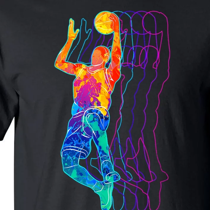 Retro Basketball Player Gift Tall T-Shirt