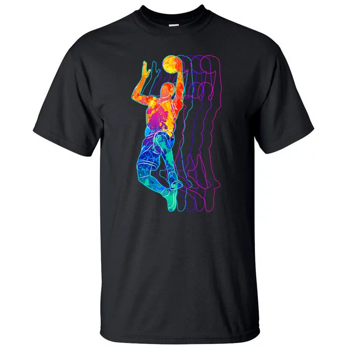 Retro Basketball Player Gift Tall T-Shirt