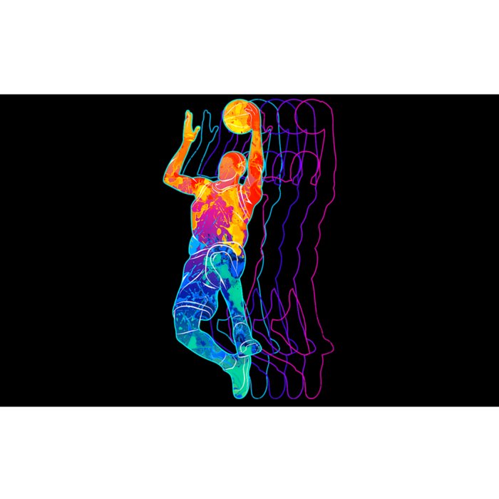 Retro Basketball Player Gift Bumper Sticker