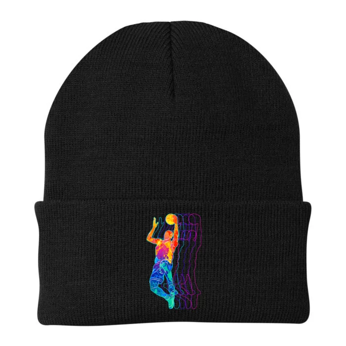 Retro Basketball Player Gift Knit Cap Winter Beanie