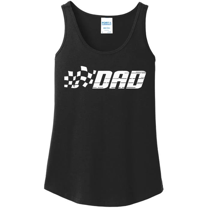 Racing Birthday Party Matching Family Race Car Pit Crew Dad Ladies Essential Tank