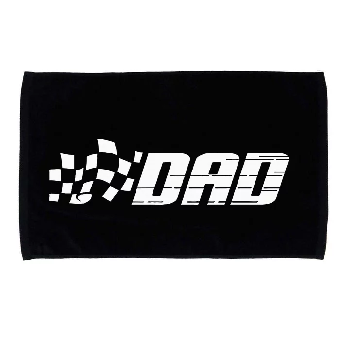 Racing Birthday Party Matching Family Race Car Pit Crew Dad Microfiber Hand Towel