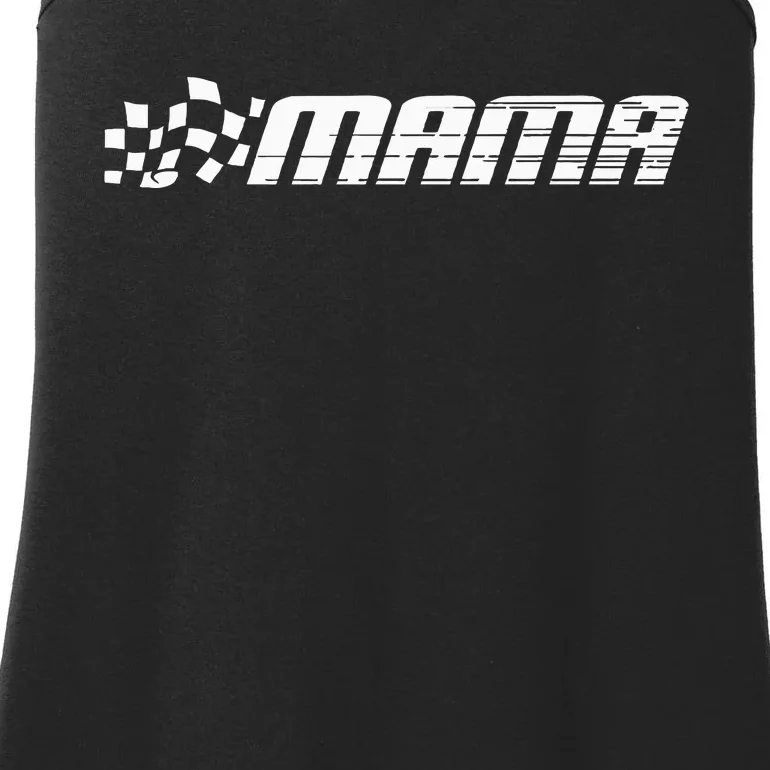 Racing Birthday Party Race Car Pit Crew Mama Ladies Essential Tank