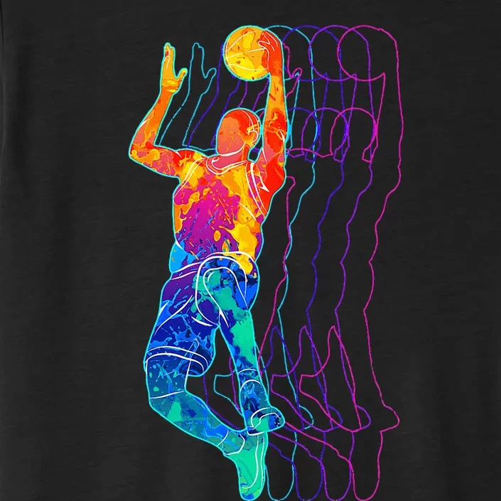 Retro Basketball Player ChromaSoft Performance T-Shirt