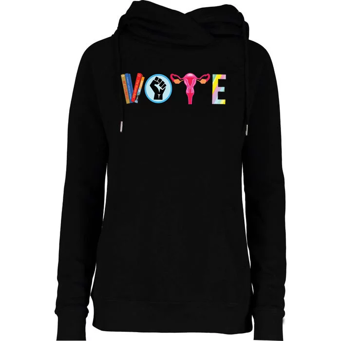 Rights Blm Political Activism Womens Funnel Neck Pullover Hood