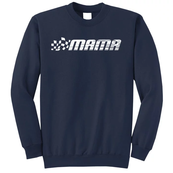 Racing Birthday Party Matching Family Race Car Pit Crew Mama Sweatshirt