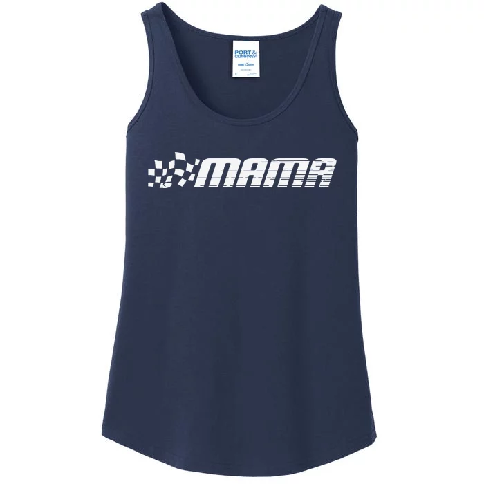 Racing Birthday Party Matching Family Race Car Pit Crew Mama Ladies Essential Tank