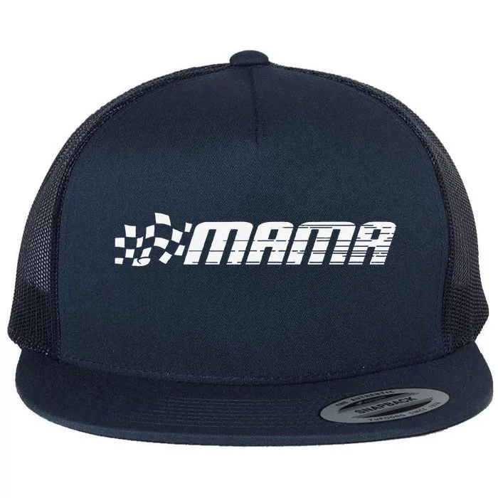 Racing Birthday Party Matching Family Race Car Pit Crew Mama Flat Bill Trucker Hat