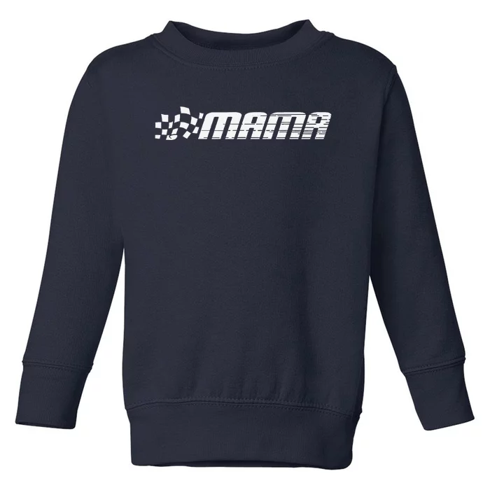 Racing Birthday Party Matching Family Race Car Pit Crew Mama Toddler Sweatshirt