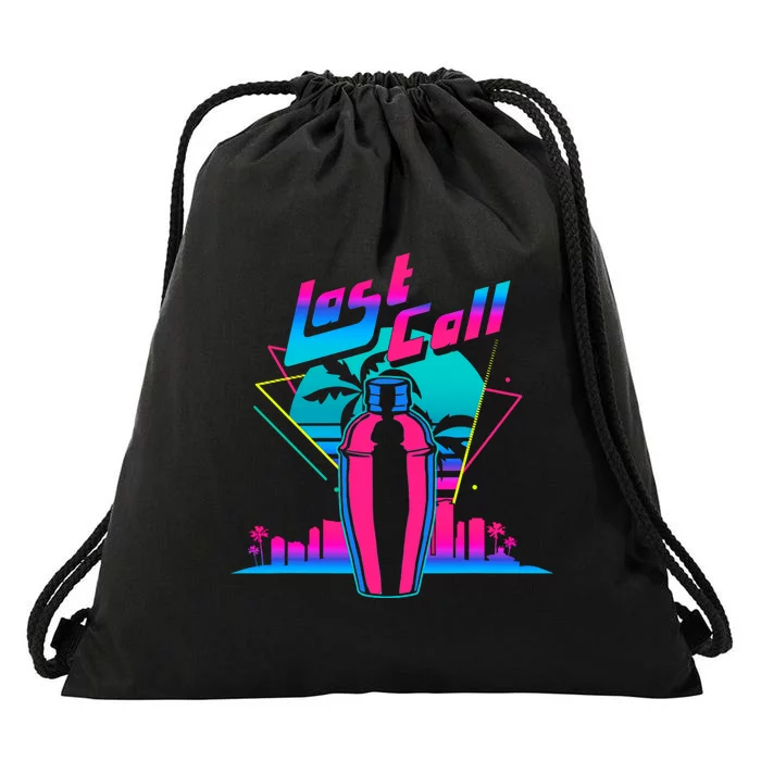 Retro Bar & Pub Owner Saying Mixologist Bartender Drawstring Bag