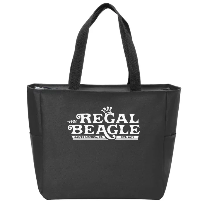 Regal Beagle Pub ThreeS Company Zip Tote Bag