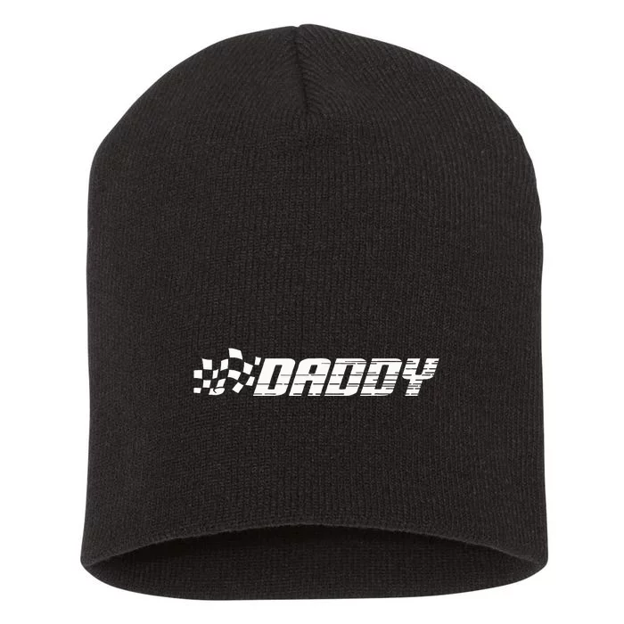 Racing Birthday Party Matching Family Car Pit Crew Daddy Short Acrylic Beanie