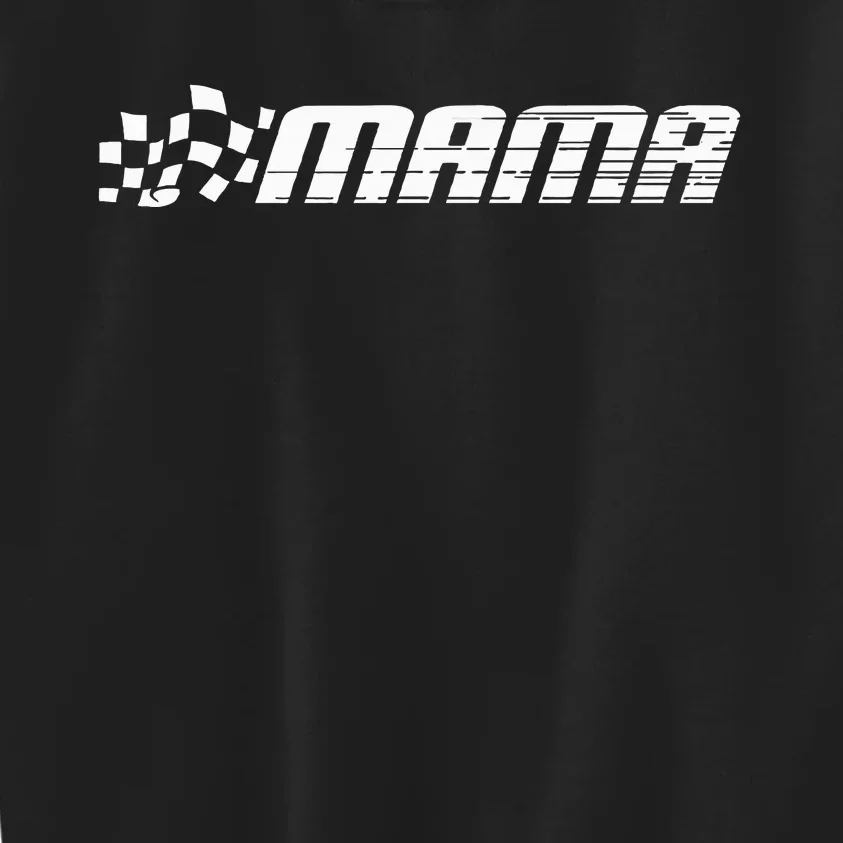 Racing Birthday Party Matching Family Race Car Pit Crew Mama Kids Sweatshirt