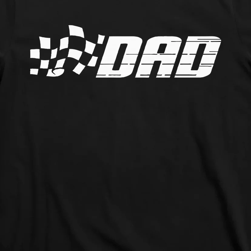 Racing Birthday Party Matching Family Race Car Pit Crew Dad T-Shirt