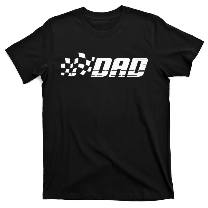 Racing Birthday Party Matching Family Race Car Pit Crew Dad T-Shirt