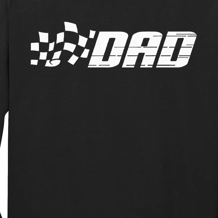 Racing Birthday Party Matching Family Race Car Pit Crew Dad Tall Long Sleeve T-Shirt