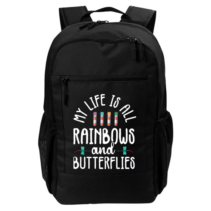 Rainbow Butterflies Phlebotomist Phlebotomy Technician Nurse Daily Commute Backpack