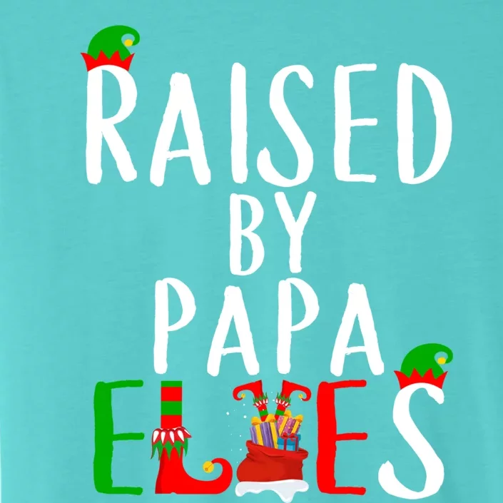 Raised By Papa Matching Group Xmas Gift ChromaSoft Performance T-Shirt