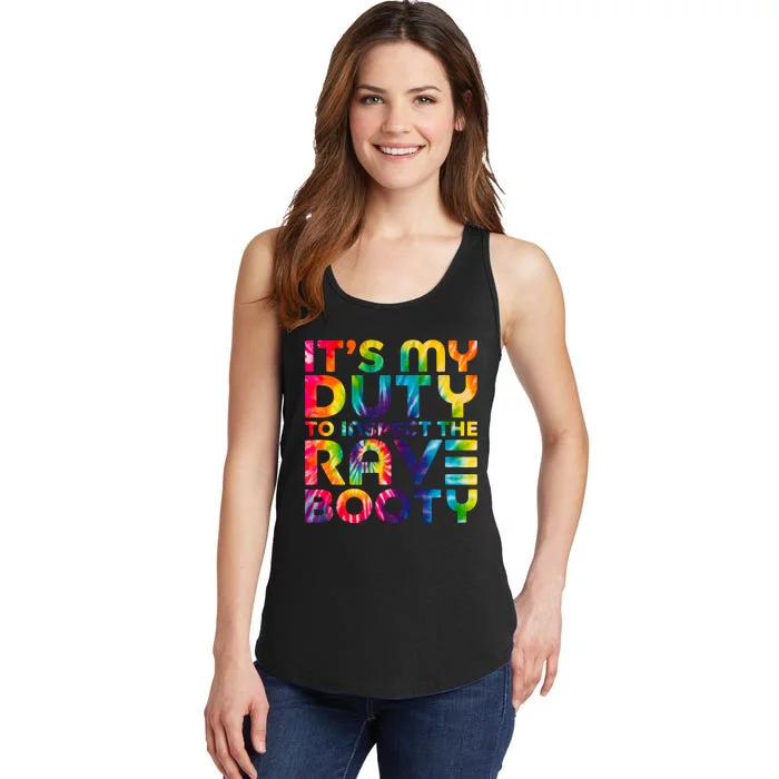 Rave Booty Quote Funny EDM Music Festival Outfit Ladies Essential Tank