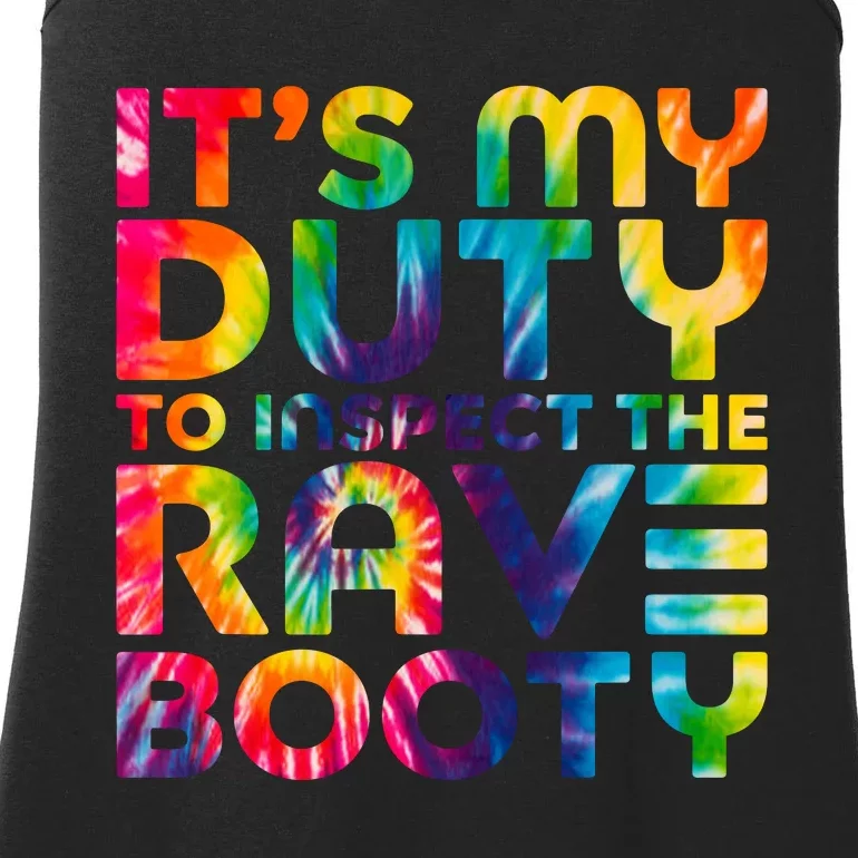 Rave Booty Quote Funny EDM Music Festival Outfit Ladies Essential Tank