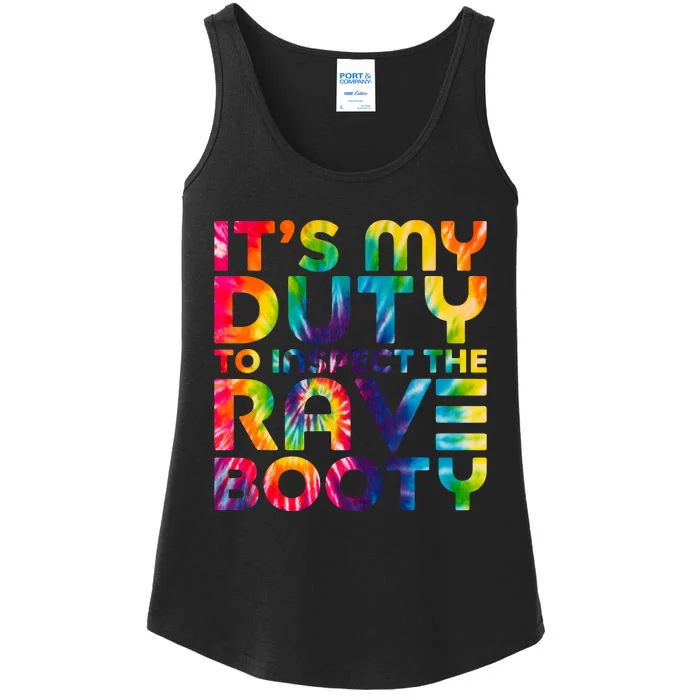 Rave Booty Quote Funny EDM Music Festival Outfit Ladies Essential Tank